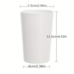 1pc Plastic Toothbrush Holder Bathroom Cup Reusable Drinking Cup