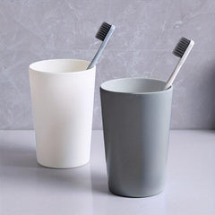 1pc Plastic Toothbrush Holder Bathroom Cup Reusable Drinking Cup