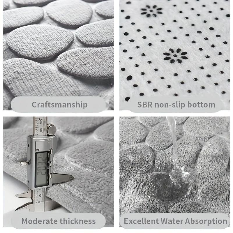 Soft Non Slip Memory Foam Bath Mat Essential Bathroom Accessory