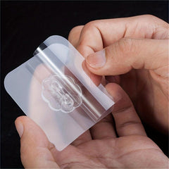 10pcs Transparent Waterproof Wall Hooks Heavy Duty Self adhesive Hooks