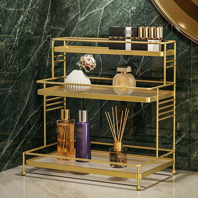 Cosmetics Storage Rack Multifunctional Bathroom Shelves