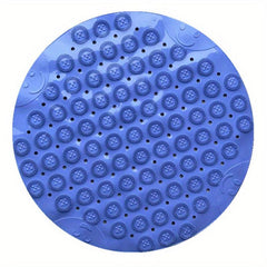 Non Slip Round Bathtub Massage Rug with Drainage Holes