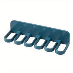 1pc Punching Strong Adhesive Hooks Wall Hanging Bathroom Storage Rack
