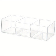 Acrylic Storage Box with Drawer Divisions Vanity Organizer