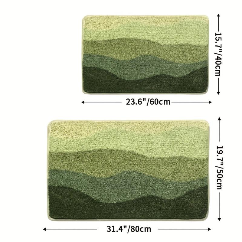 Soft Plush Bath Rug Machine Washable Bath Mat