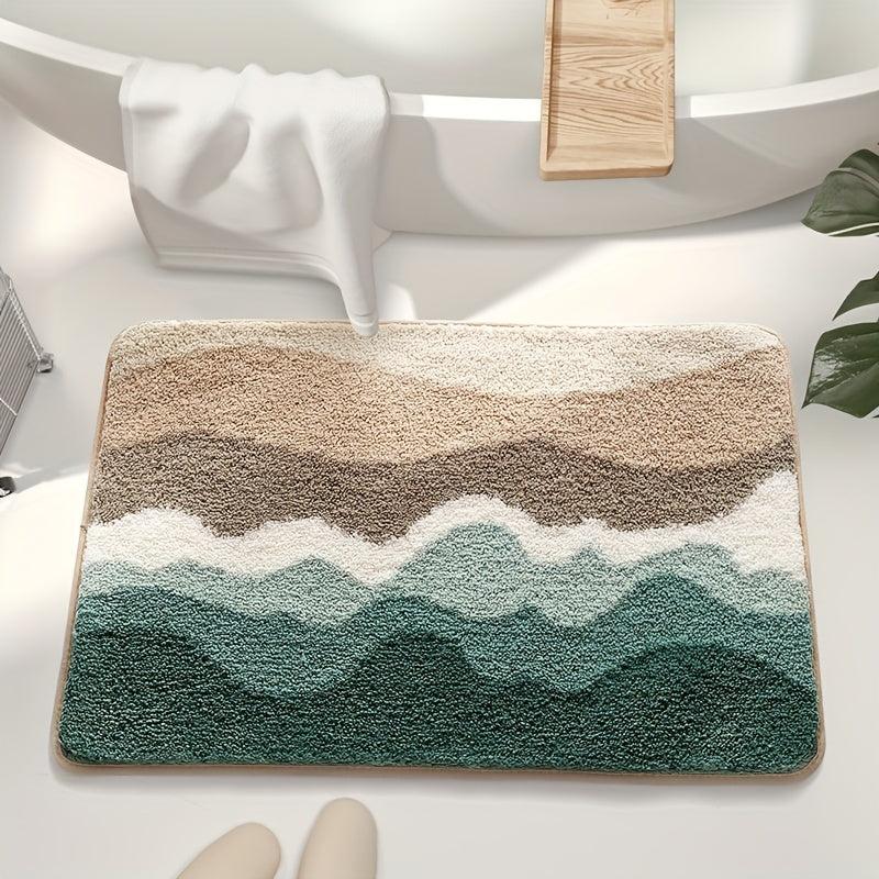 Soft Plush Bath Rug Machine Washable Bath Mat
