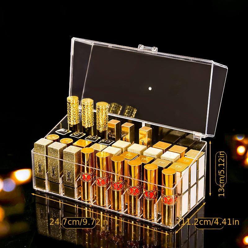 Dustproof Lipstick Storage Box 18 24 36 grids Lipstick Holder