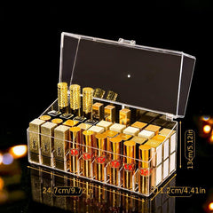 Dustproof Lipstick Storage Box 18 24 36 grids Lipstick Holder
