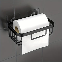Toilet Paper Holder Wall Mounted Tissue Storage Rack Bathroom Organizer