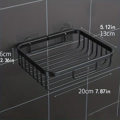 Toilet Paper Holder Wall Mounted Tissue Storage Rack Bathroom Organizer