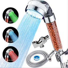 LED Color Changing Shower Head - Christmas & Thanksgiving Gift