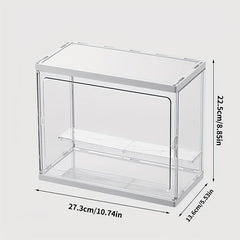 Transparent Cosmetic Storage Box Plastic Storage Box Clear Door Dustproof