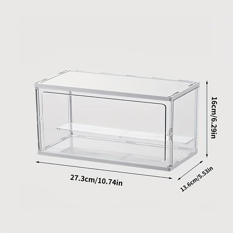 Transparent Cosmetic Storage Box Plastic Storage Box Clear Door Dustproof