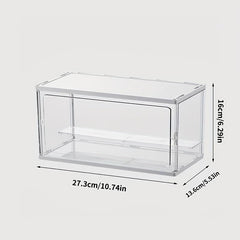 Transparent Cosmetic Storage Box Plastic Storage Box Clear Door Dustproof