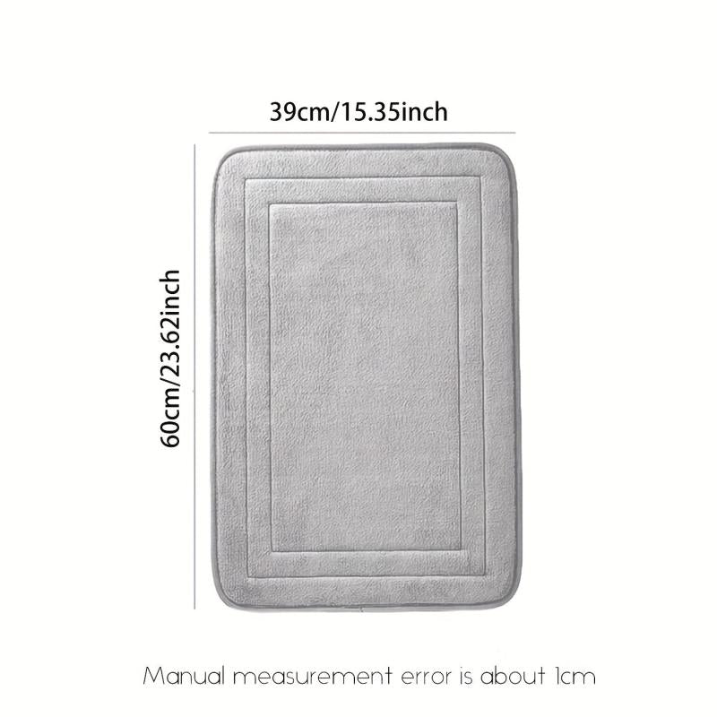 Soft Memory Foam Bath Rug Water Absorption Anti skid Mat