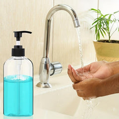 2pcs Soap Dispenser, Rust Proof Pump, Waterproof Labels, 16 Oz Capacity
