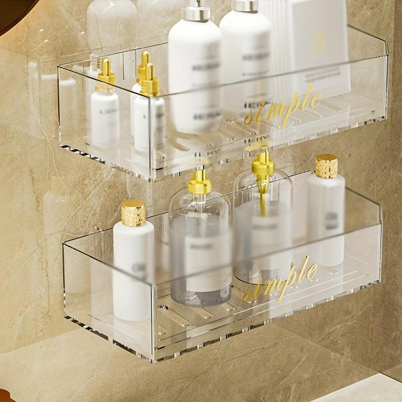 Wall Mounted Bathroom Shelf Shower Caddy Bathroom Storage Rack