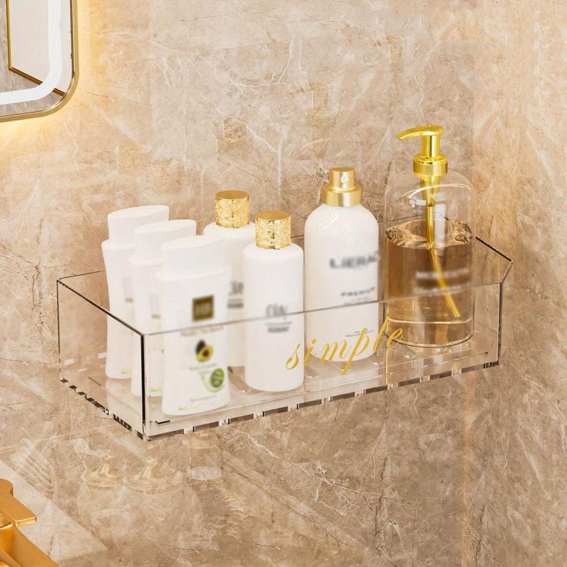 Wall Mounted Bathroom Shelf Shower Caddy Bathroom Storage Rack