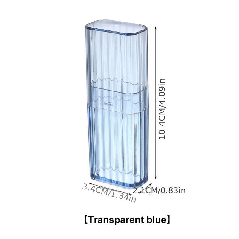 Travel Makeup Organizer Box, Transparent Cosmetics Holder, Swab Case