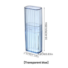 Travel Makeup Organizer Box, Transparent Cosmetics Holder, Swab Case