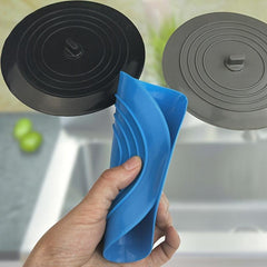 Silicone Bathtub Stopper Set - Drain Stoppers & Hair Catcher