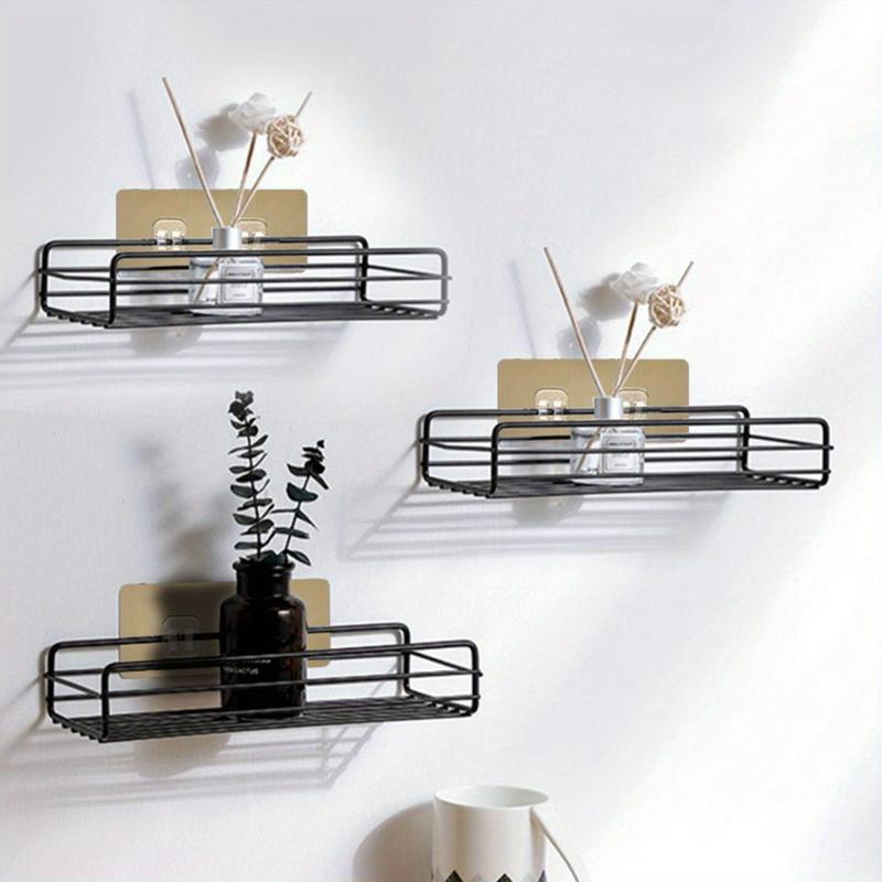 Wall Mounted Bathroom Storage Rack Hollow Out Bathroom Tray