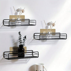 Wall Mounted Bathroom Storage Rack Hollow Out Bathroom Tray