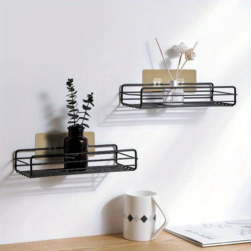 Wall Mounted Bathroom Storage Rack Hollow Out Bathroom Tray