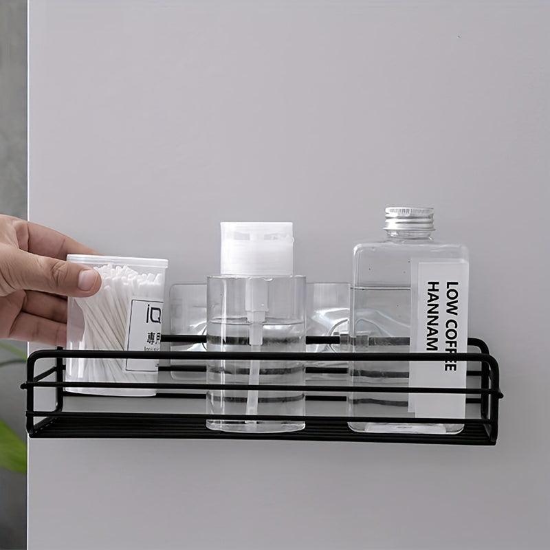 Wall Mounted Bathroom Storage Rack Hollow Out Bathroom Tray