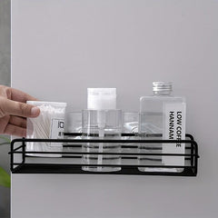 Wall Mounted Bathroom Storage Rack Hollow Out Bathroom Tray