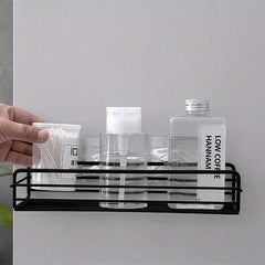Wall Mounted Bathroom Storage Rack Hollow Out Bathroom Tray