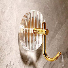 Acrylic Shower Hooks Self Adhesive Towel Holder Bathroom Accessories