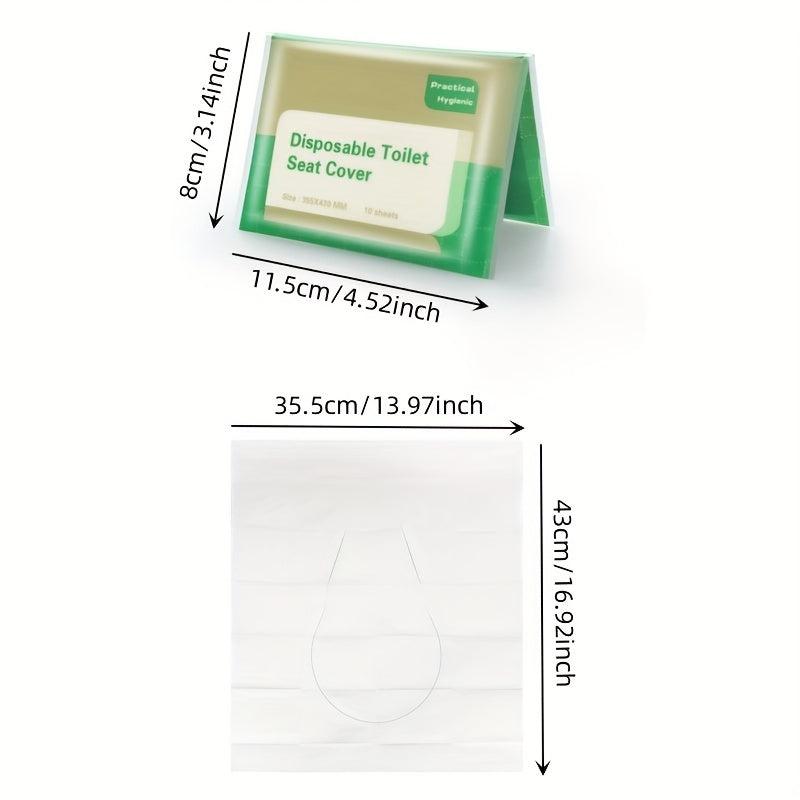 Disposable Toilet Seat Covers 300Pcs Travel Potty Germ Protect Restroom