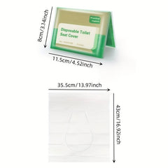 Disposable Toilet Seat Covers 300Pcs Travel Potty Germ Protect Restroom
