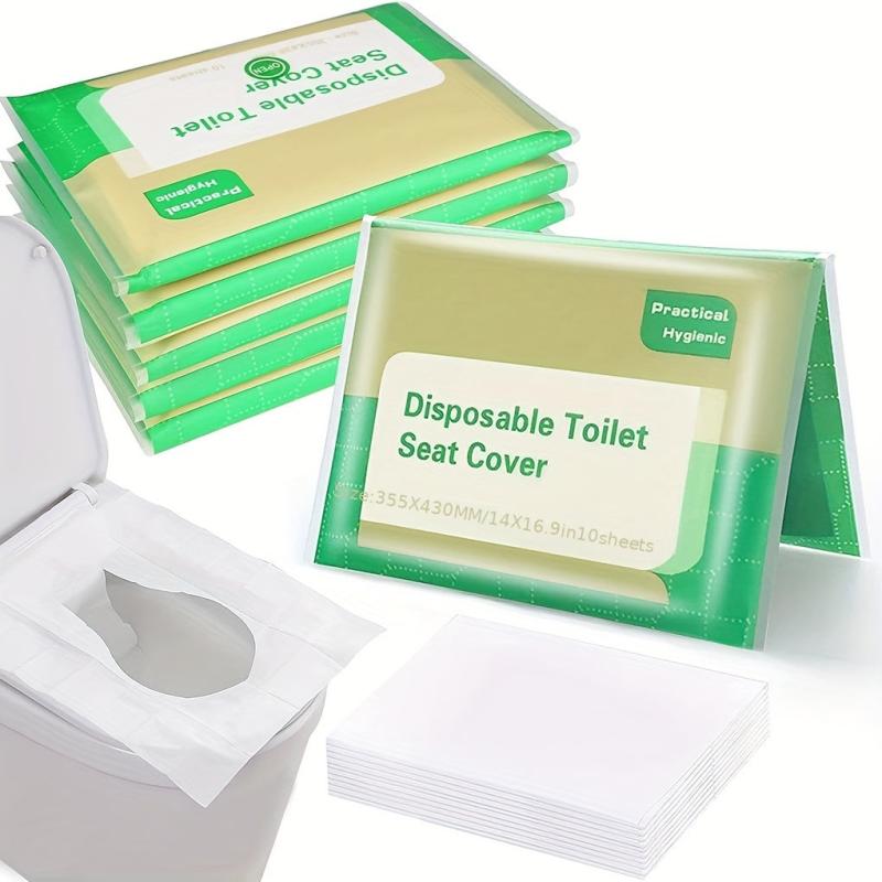 Disposable Toilet Seat Covers 300Pcs Travel Potty Germ Protect Restroom