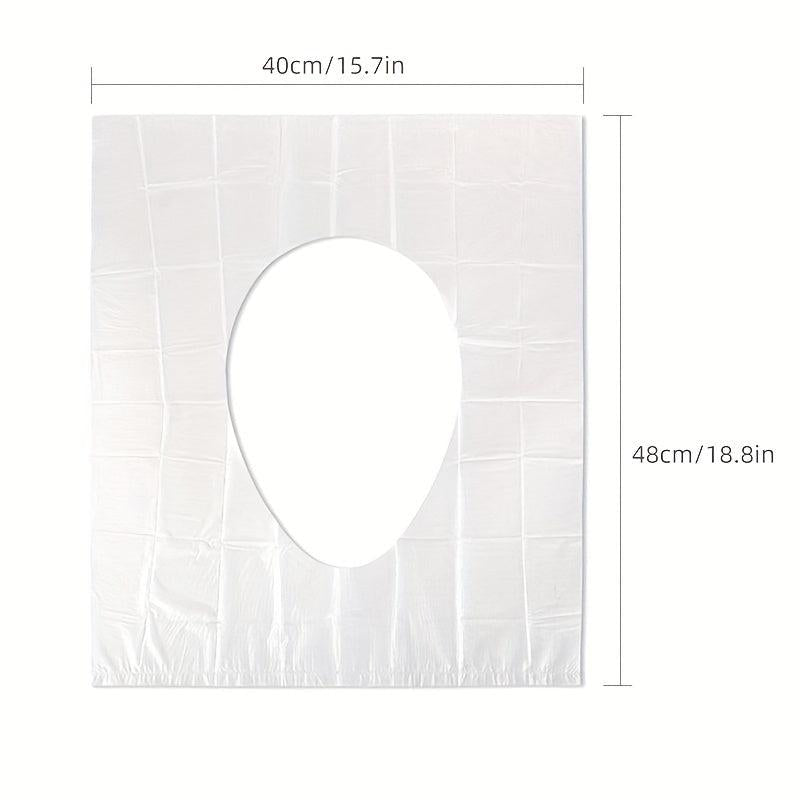 10pcs Disposable PE Toilet Seat Cover Large Potty Covers