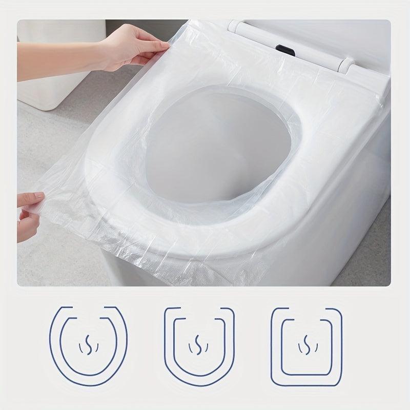 10pcs Disposable PE Toilet Seat Cover Large Potty Covers