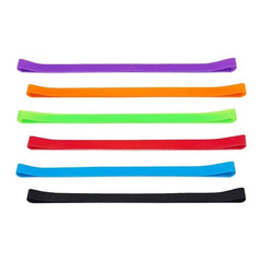 6pcs Silicone Beach Towel Bands Colorful Towel Holder Bands for Pool