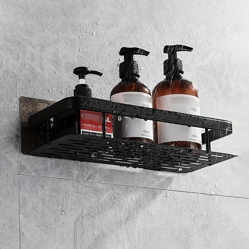 Aluminum Wall Mounted Storage Rack for Bathroom Accessories