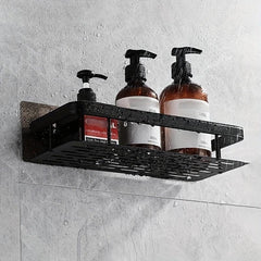 Aluminum Wall Mounted Storage Rack for Bathroom Accessories