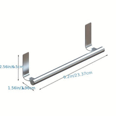 Stainless Steel Towel Bar for Cabinet Door Bathroom Towel Holder