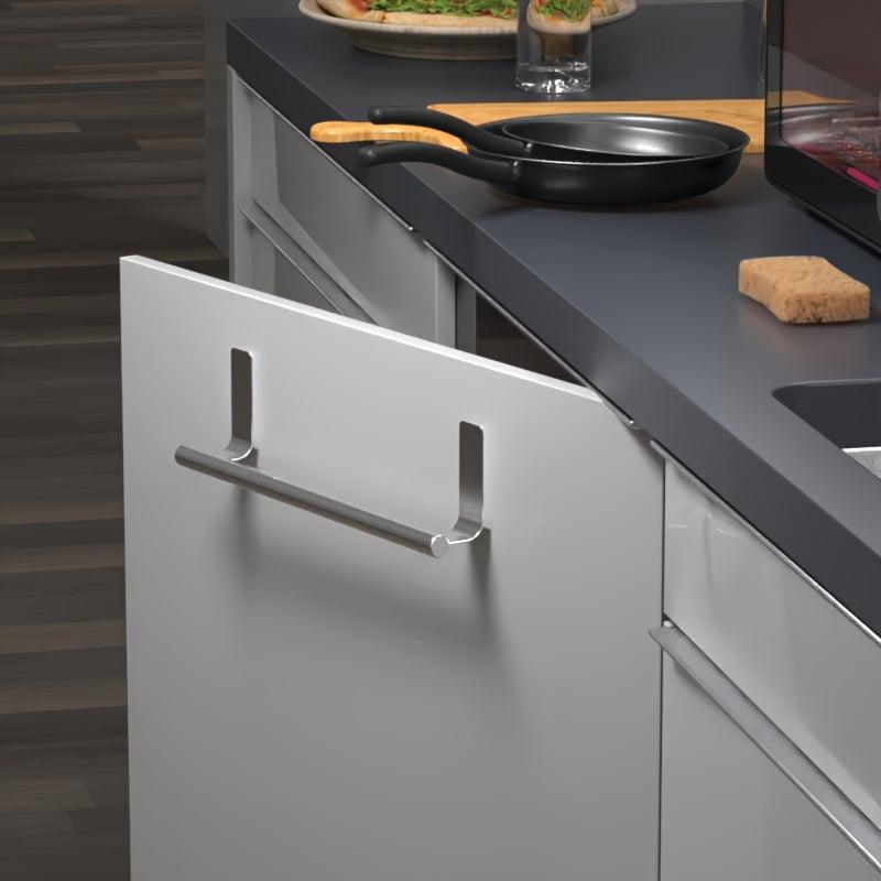 Stainless Steel Towel Bar for Cabinet Door Bathroom Towel Holder
