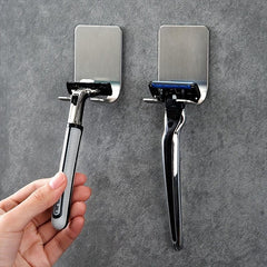 Stainless Steel Wall Mounted Shaver Holder Bathroom Storage Hook