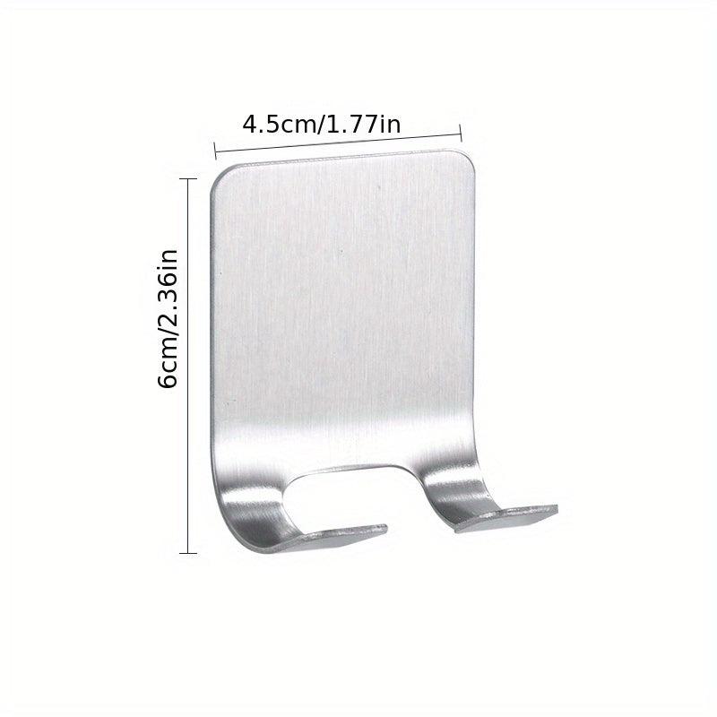 Stainless Steel Wall Mounted Shaver Holder Bathroom Storage Hook