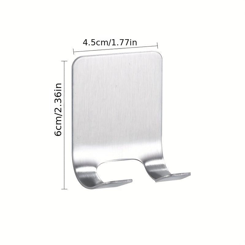 Stainless Steel Wall Mounted Shaver Holder Bathroom Storage Hook