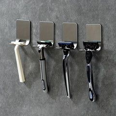 Stainless Steel Wall Mounted Shaver Holder Bathroom Storage Hook