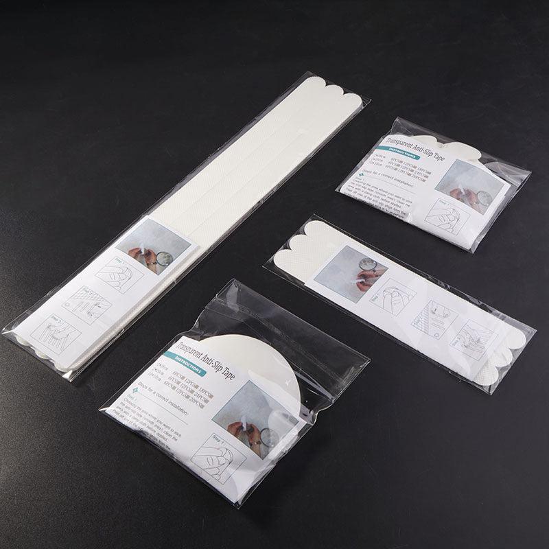 5 Clear Bathroom Non-slip Stickers - Transparent Anti-slip Shower Tread Sticker