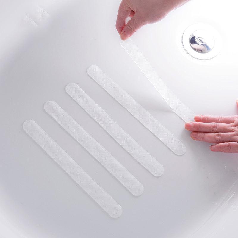5 Clear Bathroom Non-slip Stickers - Transparent Anti-slip Shower Tread Sticker