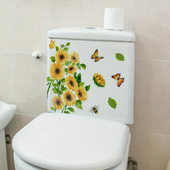 Funny Cartoon Toilet Lid Decal - Add Some Fun to Your Bathroom