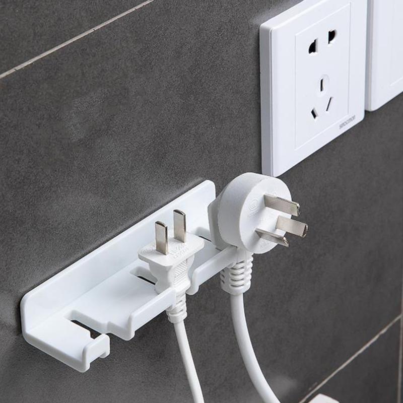 Toothbrush Holder Wall Mounted Storage Rack & Charging Hook